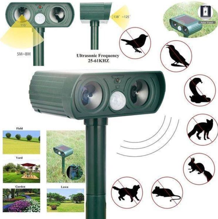 Aparat Solar Impotriva Daunatorilor, Solar Animal Repeller Garantie 36 luni