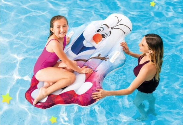 Saltea gonflabila Intex - Disney Frozen II, Olaf, 140 cm