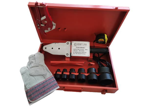 Set Plita sudura PPR cu foarfeca si manusi PPR MX561