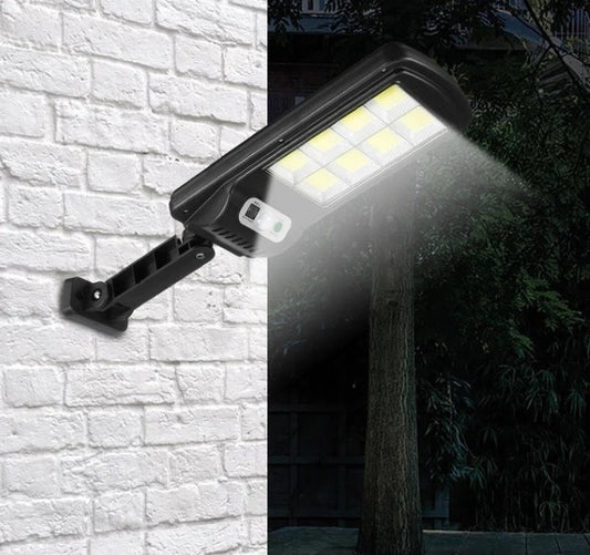 Set 2 Lampi solare cu panou solar, senzor de miscare si lumina