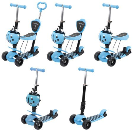 Trotineta Action One Smart Kid 3 IN 1 cu roti luminoase