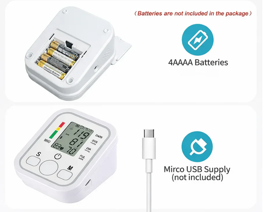 Tensiometru Electronic de Braț Automat, Afișaj LCD, Măsurare Puls și Aritmie, Garantie 36 Luni