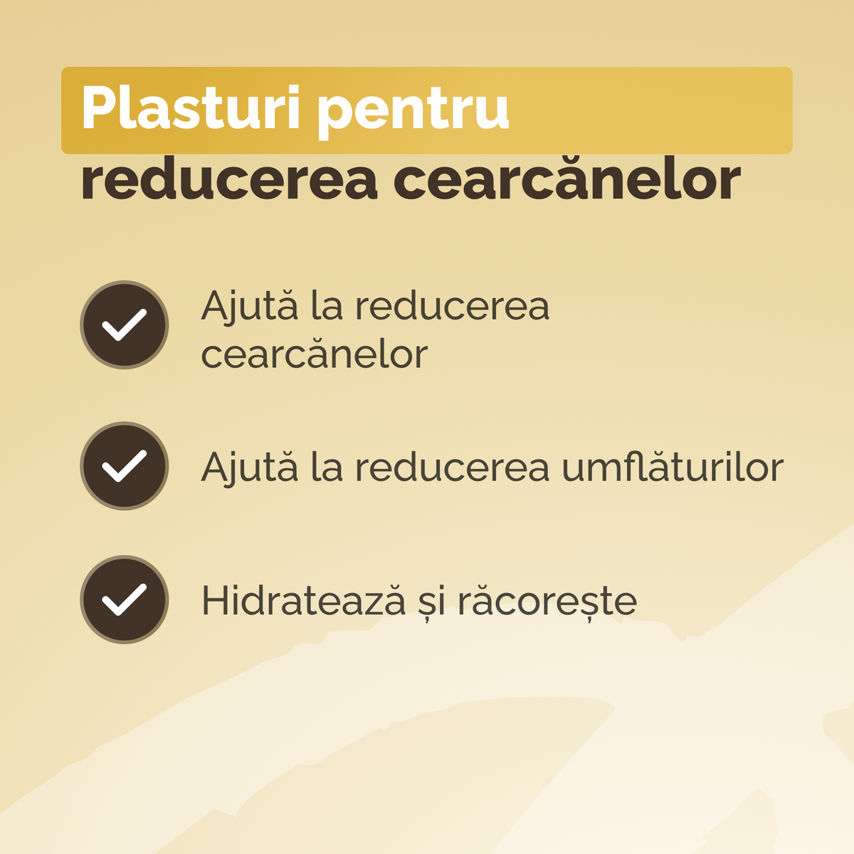 Patch-uri Aurii Pentru Ochi Umflați și Cearcăne