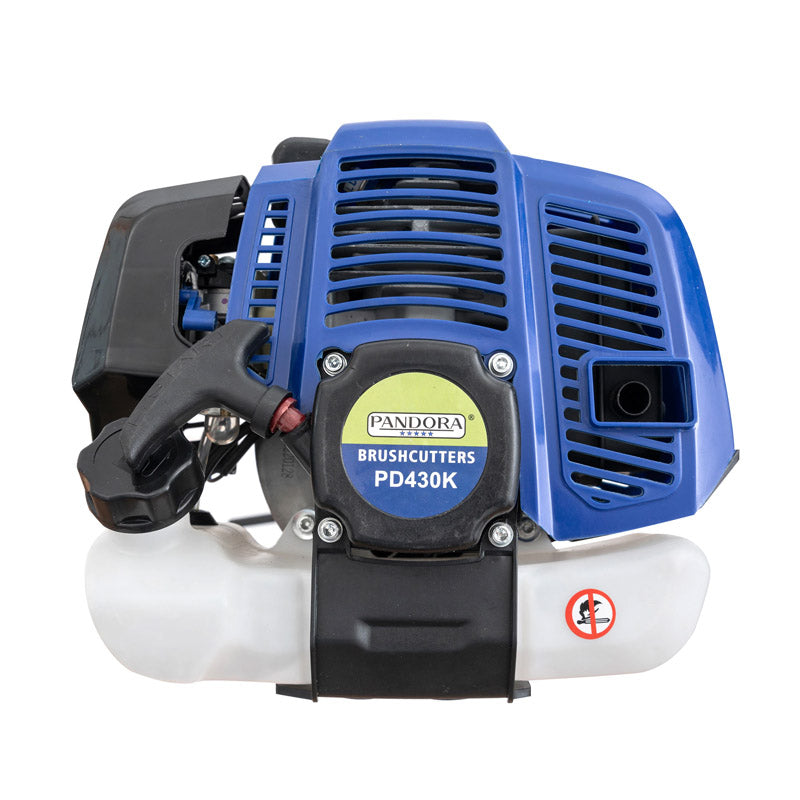 Motocoasa benzina Pandora 5, 6.2 CP, 43 CC, 10.000 RPM, motor 2 timpi, tija 28 mm x 9 T, 8 accesorii