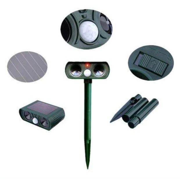 Aparat Solar Impotriva Daunatorilor, Solar Animal Repeller Garantie 36 luni