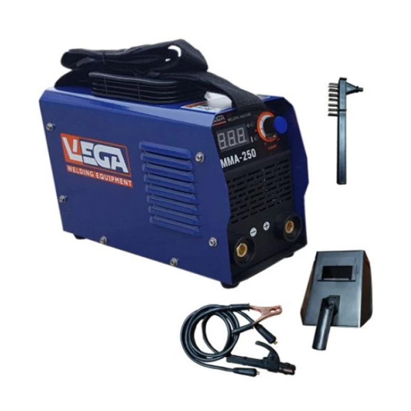 Aparat de sudura tip invertor MMA Vega, 250 A, masca, cabluri, clesti