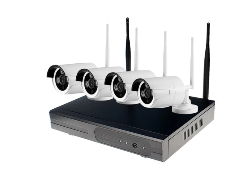 Kit supraveghere Smart Gadget, Kit Nvr + 4 Camere Wireless, IP, HD, WiFi