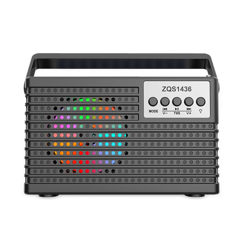 Radio portabil Solar cu Bluetooth, MP3 Player, Lanterna ,Radio AM/FM, Microfon Cadou
