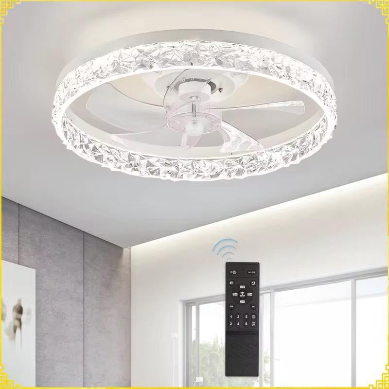 Plafonieră LED Nashi cu ventilator – lumină puternică și aer plăcut, într-un singur produs