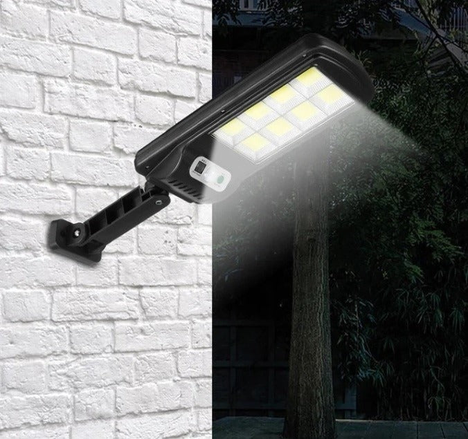 Set 2 Lampi solare cu panou solar, senzor de miscare si lumina