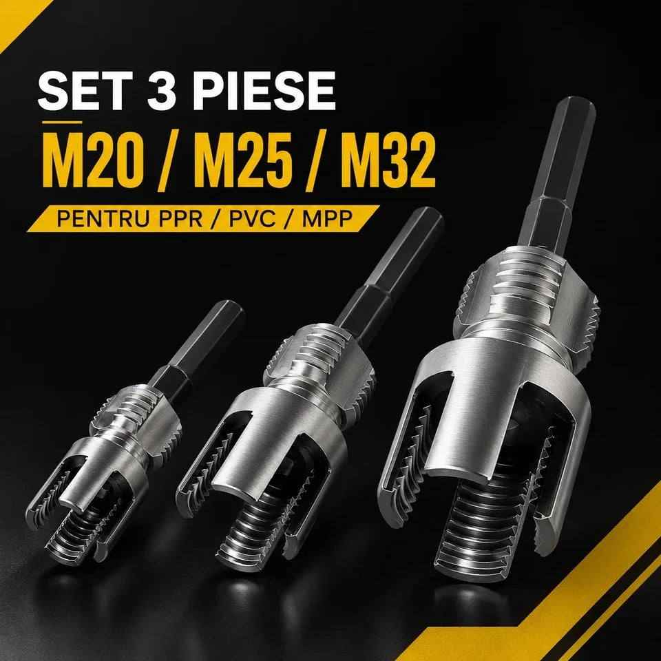 Set pentru filetarea țevilor PPR 20/25/32 mm