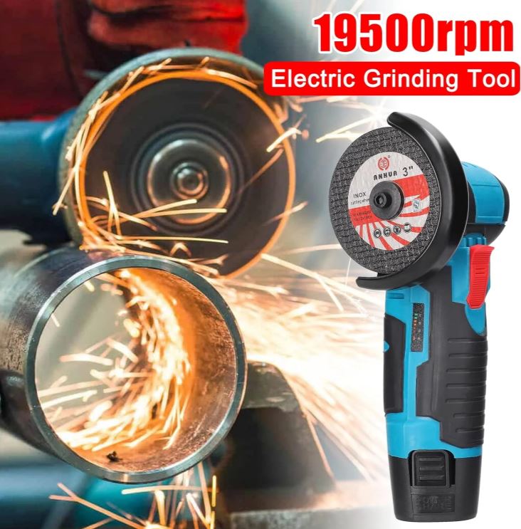 Mini Polizor unghiular portabil cu 2 acumulatori, Garantie 36 luni