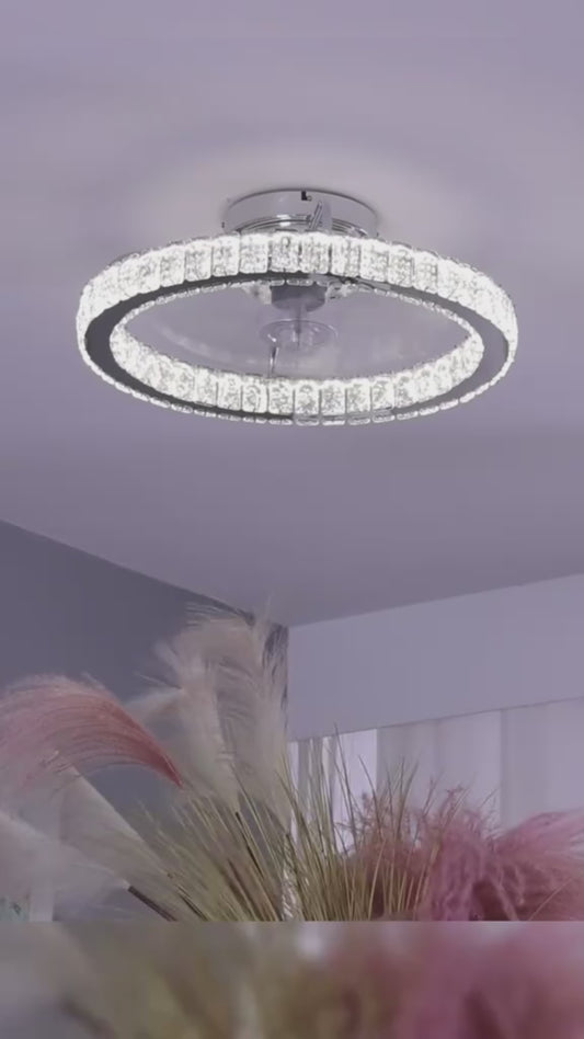 Plafonieră LED Nashi cu ventilator – lumină puternică și aer plăcut, într-un singur produs