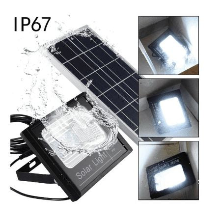 Proiector stradal 80 W, Panou Solar, Telecomanda, IP67