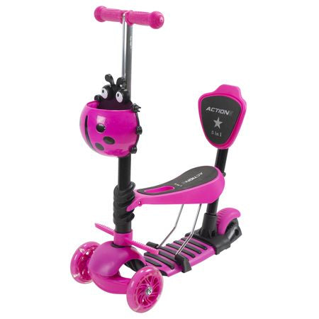 Trotineta Action One Smart Kid 3 IN 1 cu roti luminoase