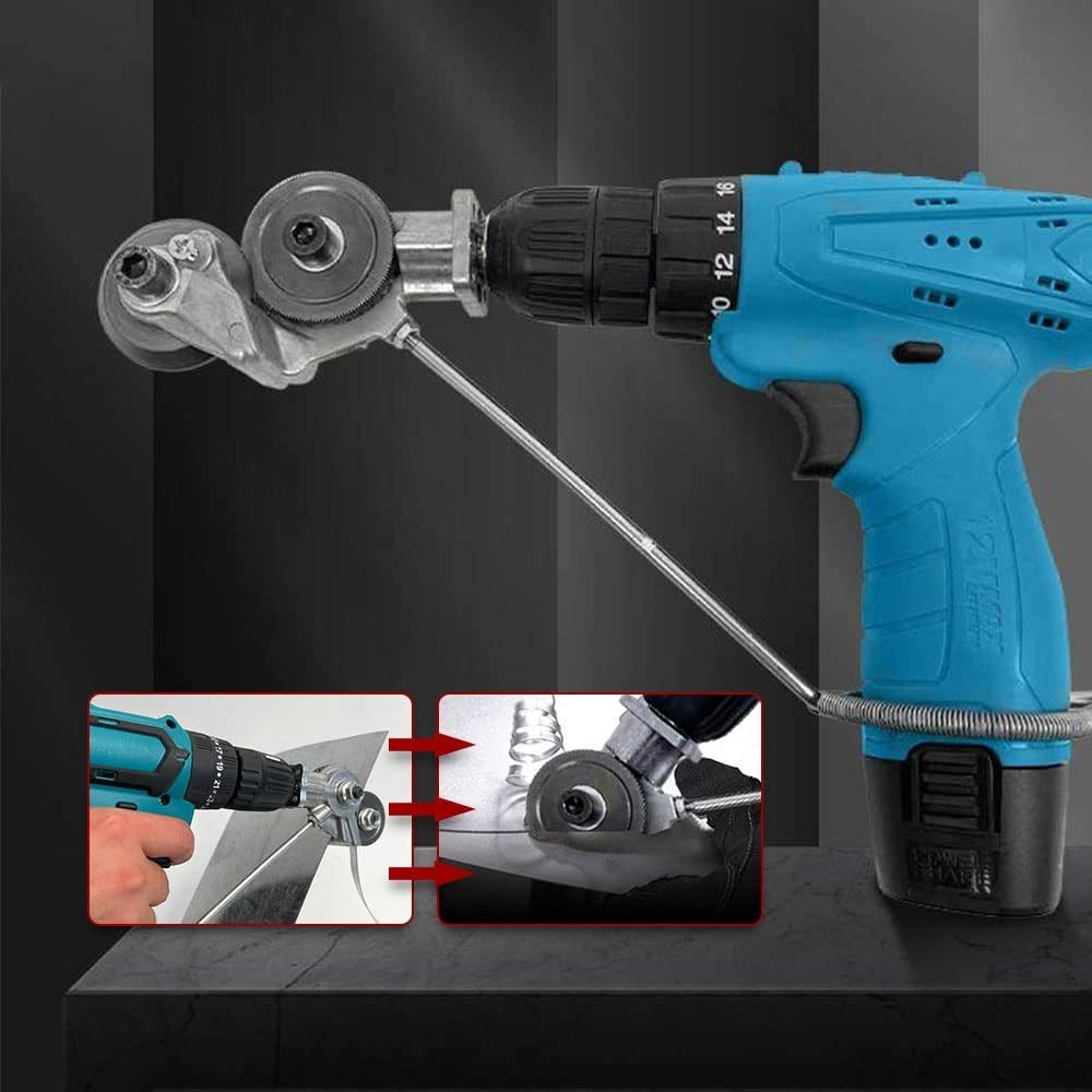 Adaptor pentru bormasina de taiat tabla si materiale fieroase