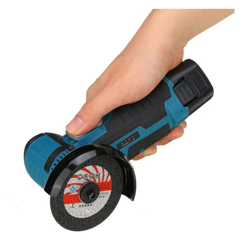 MINI POLIZOR UNGHIULAR BRUSHLESS CU ACUMULATOR, PORTABIL, 12 V, DISC 76MM