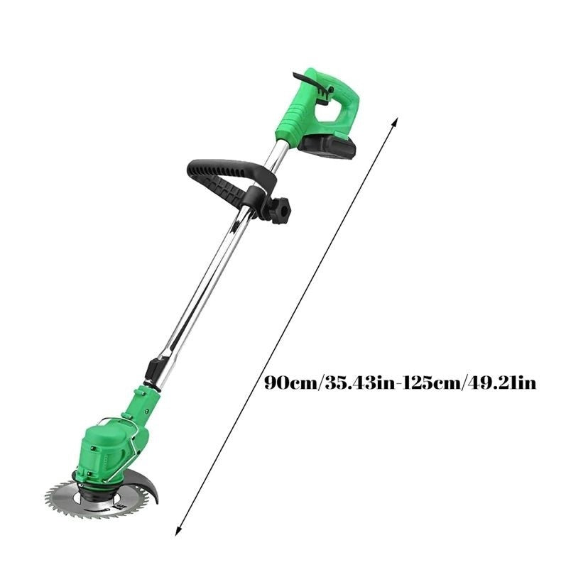 Motocoasa Electrica, 24 V, 4000 Mah , 1 acumulator + 2 LAMPI SOLARE LED PENTRU CURTE SAU GRADINA CU EFECT FLACARA