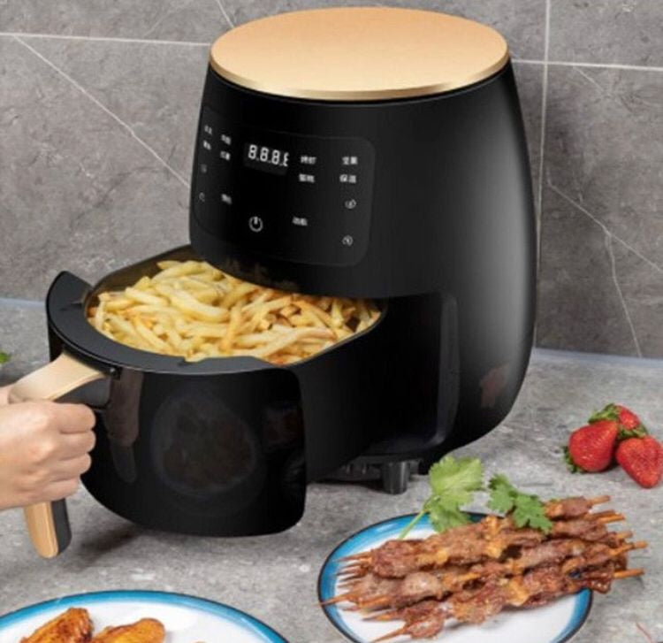 Friteuza fara Ulei cu aer cald, 2400 W Functie  de Coacere, Prajire 6l Air Fryer
