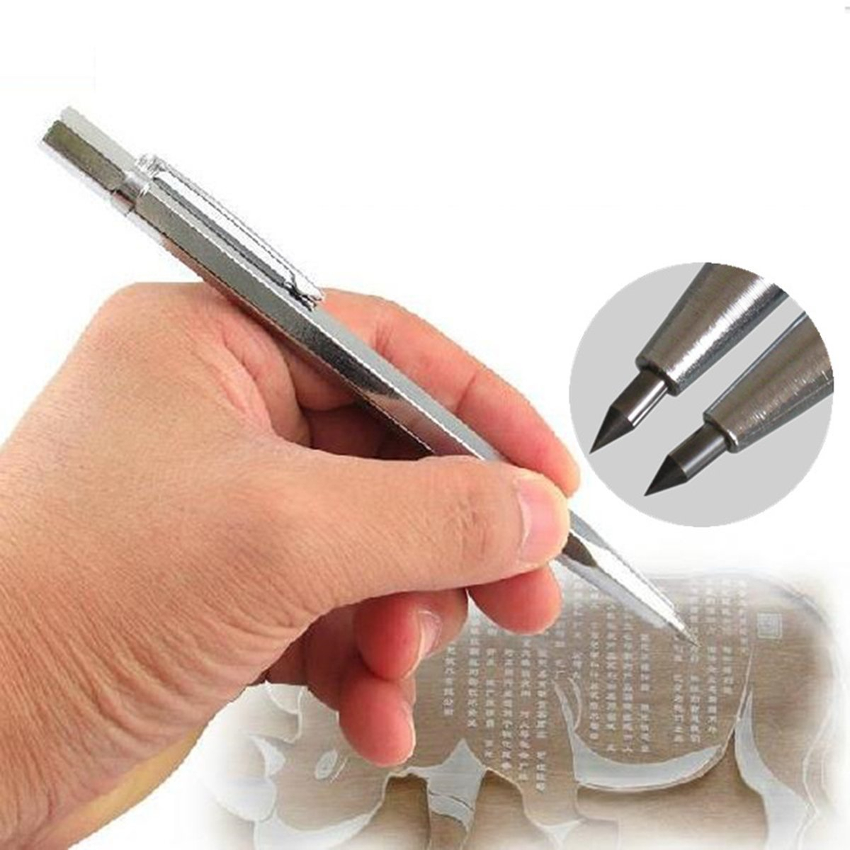 Product Image for Pix cu varf Tungsten pentru gravat sau inscriptionat metale neferoase, plastic, sticla, ceramica