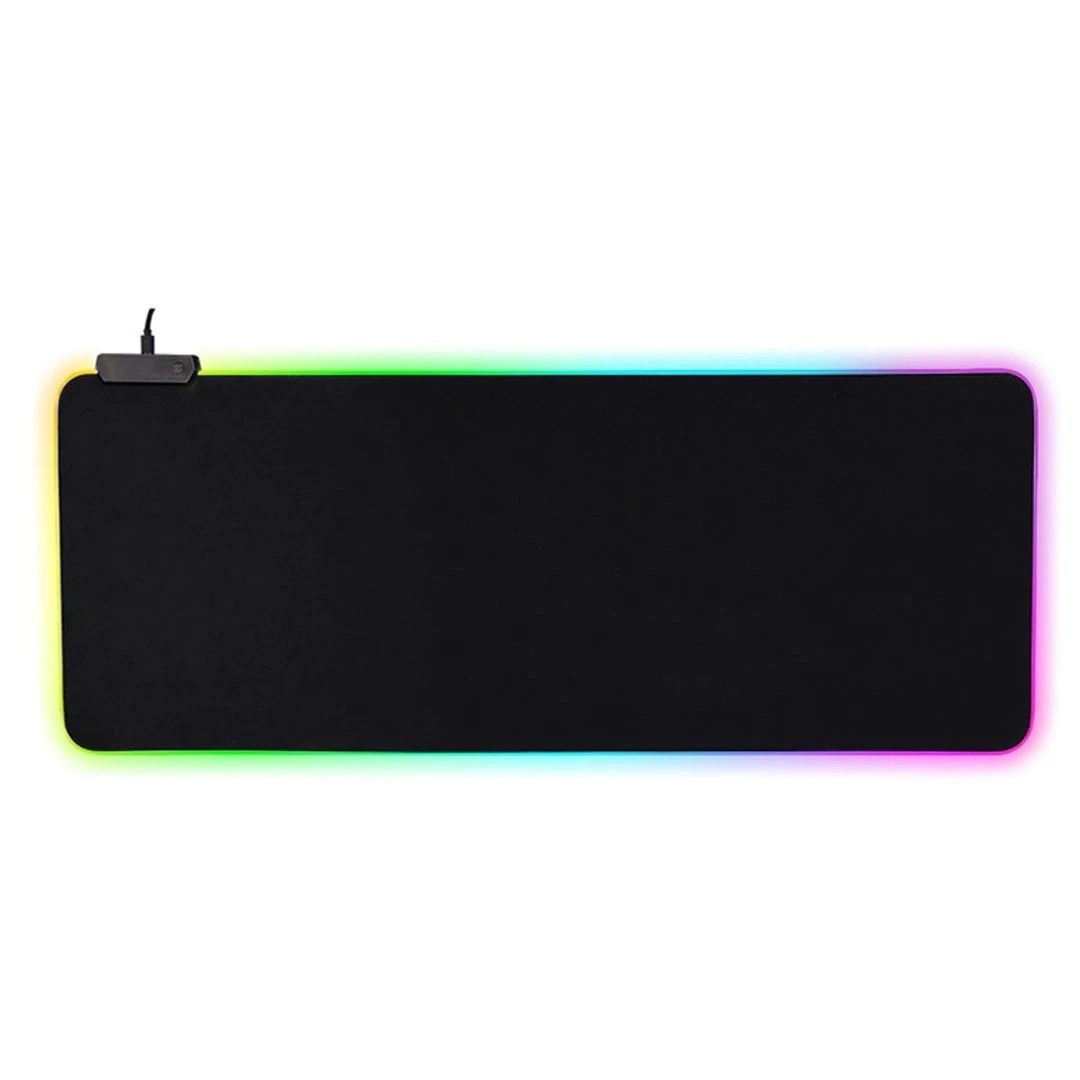 Product Image for Mouse pad gaming cu iluminare led RGB 80x30 negru